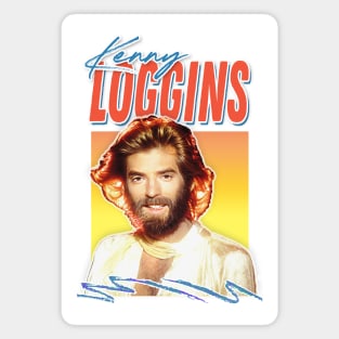 Kenny Loggins / 70s Retro Aesthetic Fan Art Design Magnet